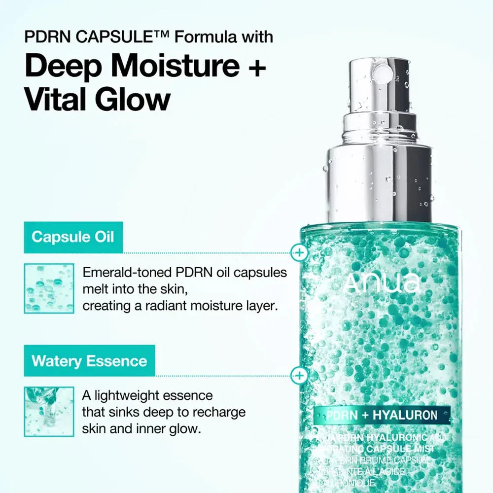 Anua PDRN Hyaluronic Acid Capsule Mist 100ml | Import Quality | Winter Sale