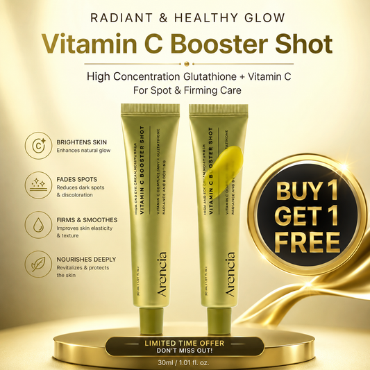 BUY 1 GET 1 FREE - Arencia Booster Shots – Retinal & Vitamin C Skincare Duo   30ml