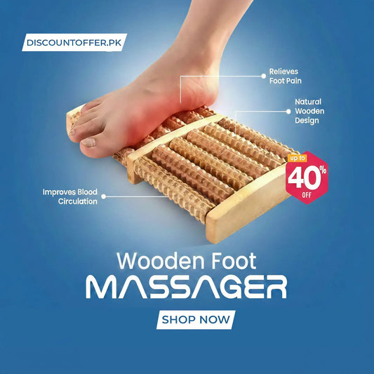Handmade Wooden Foot Massager